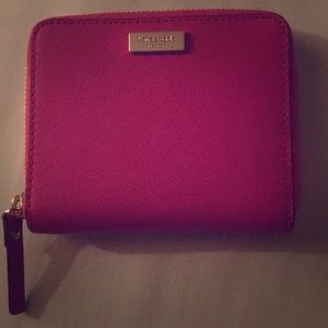 Pink Kate spade wallet
